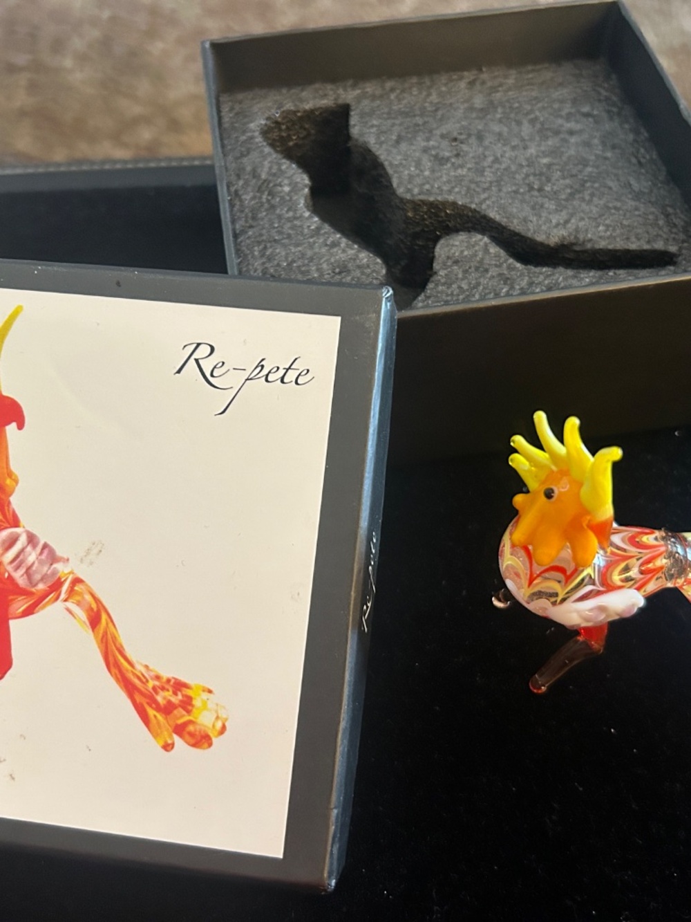 Murano Style blown Glass Rooster  -Great Mothers Day gift Idea!